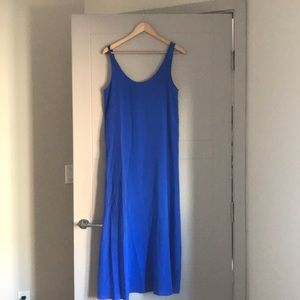 100% silk J crew long tank dress